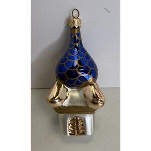 Vintage Glass Christmas Ornament Greek Russian Orthodox Church Spire